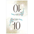 Feather Whimsy Folded Table Numbers Numbers 1-12 Purple (Pack of 12)-Table Planning Accessories-Sea Blue-85-96-JadeMoghul Inc.