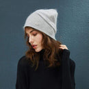 Female Beanies Rabbit Hair Winter Hats For Women Casual Autumn Knitted Beanie Girl Fashion High Quality Bonnet Cap Soft Wool Hat AExp