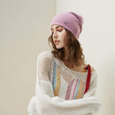 Female Beanies Rabbit Hair Winter Hats For Women Casual Autumn Knitted Beanie Girl Fashion High Quality Bonnet Cap Soft Wool Hat AExp