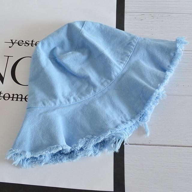 Fashion Foldable Burrs Bucket Hat for Women Men  Beach Sun Visor UV Protection UPF 50+ Sun Hat Summer Large Wide Brim Panama Bob