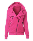 Female Hoodies Sweatshirt Autumn Winter Long Sleeve Zip Hooded Sudaderas Mujer 2018 Warm Women Tracksuit Harajuku Streetwear-Rhodo-L-JadeMoghul Inc.