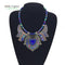 Female vintage choker pendants&necklaces big boho necklaces ethnic bohemian jewelry statement tribal orange bijoux femme mujer-blue-45cm-JadeMoghul Inc.