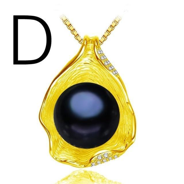 FENASY charm Shell design Pearl Jewelry,Pearl Necklace Pendant,925 sterling silver jewelry ,fashion necklaces for women 2018 new-Clear-JadeMoghul Inc.