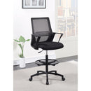 Fine Mesh Office Chair with Foot Rest, Black-Desks and Hutches-BLACK-JadeMoghul Inc.