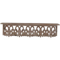 Finely Carved Wooden Wall Shelf, Medium, Brown-WALL HOOKS AND SHELFS-Brown-Wood-JadeMoghul Inc.