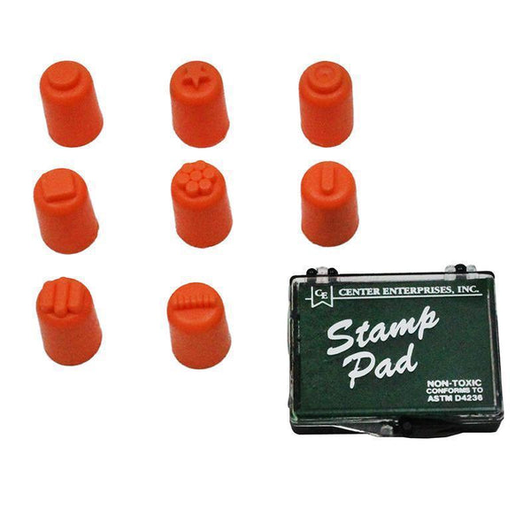 FINGER PAINTERS/STAMPERS SET OF 8-Supplies-JadeMoghul Inc.