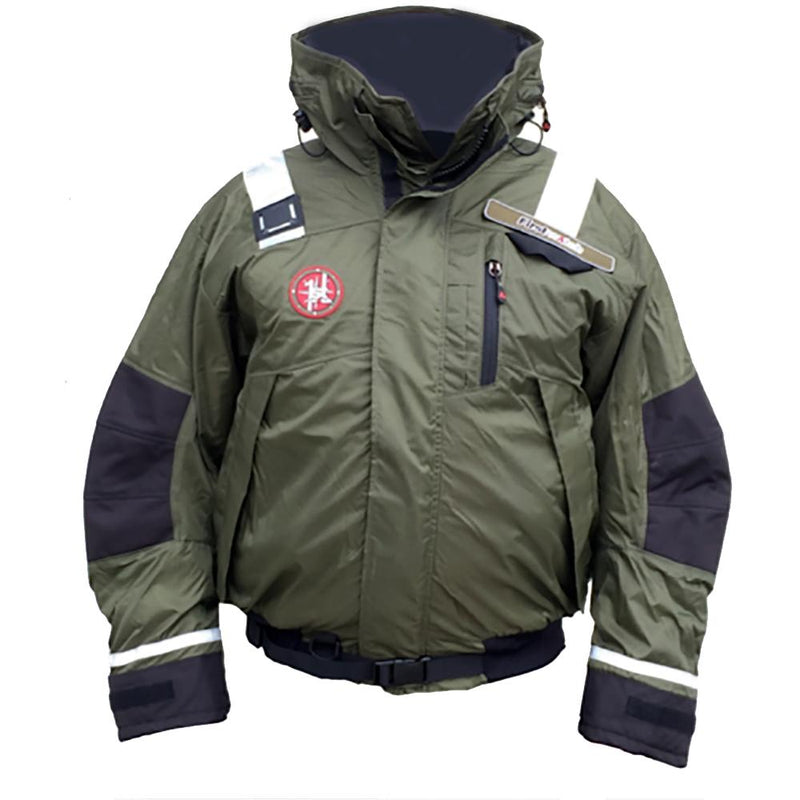 First Watch AB-1100 Pro Bomber Jacket - XX-Large - Green [AB-1100-PRO-GN-2XL]-Flotation Coats/Pants-JadeMoghul Inc.