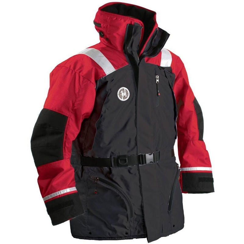 First Watch AC-1100 Flotation Coat - Red-Black - XXX-Large [AC-1100-RB-3XL]-Flotation Coats/Pants-JadeMoghul Inc.