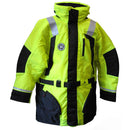 First Watch Hi-Vis Flotation Coat - Hi-Vis Yellow-Black - Medium [AC-1100-HV-M]-Flotation Coats/Pants-JadeMoghul Inc.