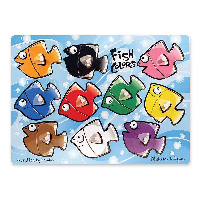 FISH COLORS MIX N MATCH PEG PUZZLE-Toys & Games-JadeMoghul Inc.