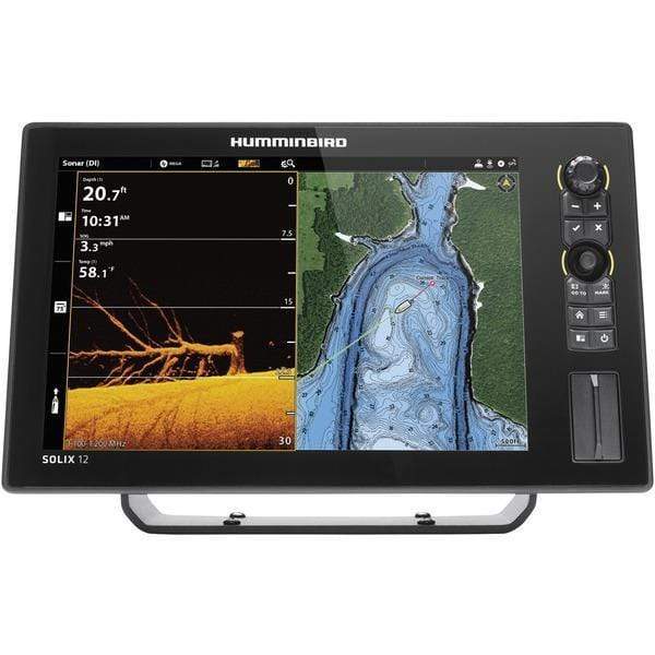 Fishfinders, Transducers & Accessories SOLIX(R) 12 CHIRP MEGA DI+ GPS G2 CHO Fishfinder with Bluetooth(R) & Ethernet Petra Industries