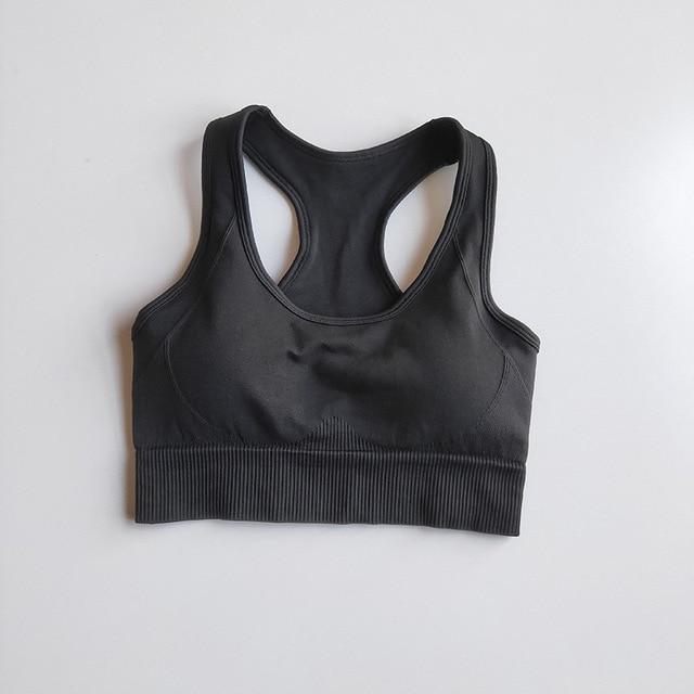 Fitness Women Yoga Set Gym 2-Piece Bras+Seamless Leggings Push Up Pants Exercise Padded Workout Running Suit Sportswear Athletic JadeMoghul Inc. 