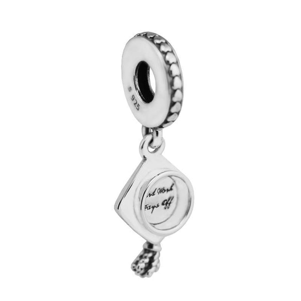 Fits for Pandora Charms Bracelets Graduation Beads 100% 925 Sterling Silver Jewelry Free Shipping--JadeMoghul Inc.