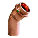 Fittings Viega ProPress 1-1/2" - 45 Copper Elbow - Street/Press Connection - Smart Connect Technology [77068] Viega