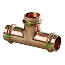 Fittings Viega ProPress 1-1/2" Copper Tee - Triple Press Connection - Smart Connect Technology [77457] Viega