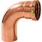 Fittings Viega ProPress XL 2-1/2" - 90 Copper Elbow - Street/Press Connection - Smart Connect Technology [20638] Viega