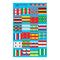 FLAGS OF THE WORLD SUPERSHAPE-Learning Materials-JadeMoghul Inc.