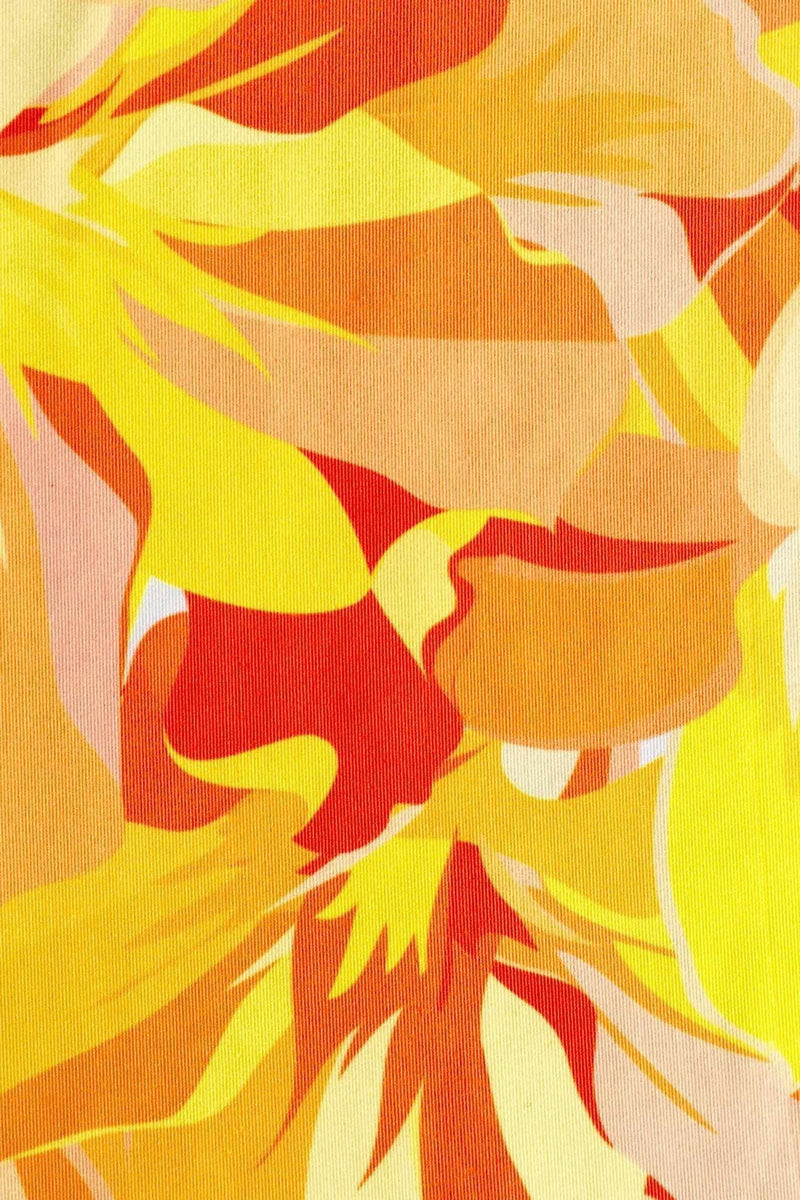 Flaming Hibiscus Emily Yellow Summer Sleeveless Top - Girls-Flaming Hibiscus-18M/2-Orange/Yellow-JadeMoghul Inc.