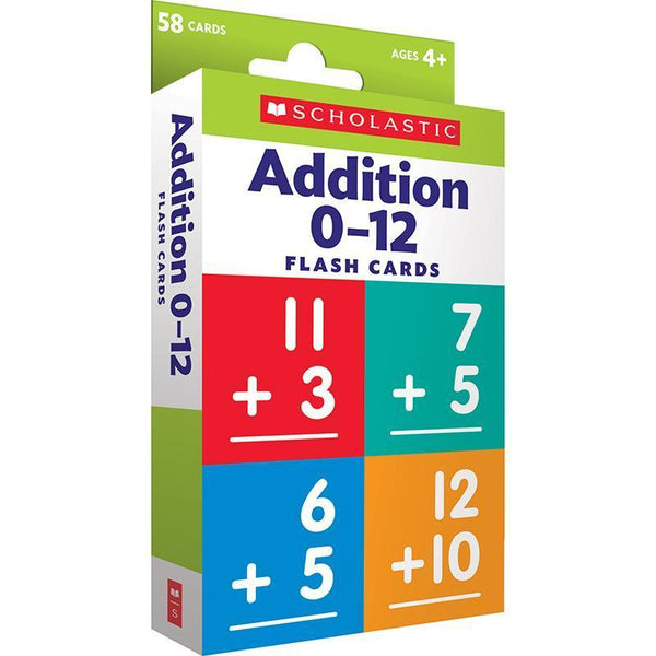 FLASH CARDS ADDITION 0 TO 12-Learning Materials-JadeMoghul Inc.