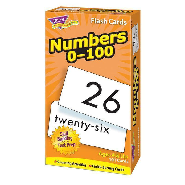 FLASH CARDS NUMBERS 0-100 101/BOX-Learning Materials-JadeMoghul Inc.