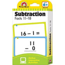 FLASHCARD SET SUBTRACTION FACTS 11-Learning Materials-JadeMoghul Inc.