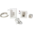 Flat Panel TV Cable Organizer Kit with Duplex Power Solution-Cables, Connectors & Accessories-JadeMoghul Inc.