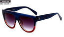Flat Top Oversized Square Sunglasses Women Gradient-05-JadeMoghul Inc.