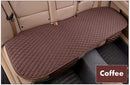 Flax Car Seat Cover Four Seasons Front Rear Linen Fabric Cushion Breathable Protector Mat Pad Auto accessories Universal Size AExp