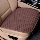 Flax Car Seat Cover Four Seasons Front Rear Linen Fabric Cushion Breathable Protector Mat Pad Auto accessories Universal Size AExp