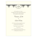 Fleur De Lis Invitation Berry (Pack of 1)-Invitations & Stationery Essentials-Berry-JadeMoghul Inc.