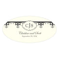 Fleur De Lis Large Cling Berry (Pack of 1)-Wedding Signs-Berry-JadeMoghul Inc.