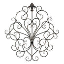 Home Decor Ideas Fleur De Lis Scrollwork Wall Plaque