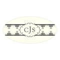 Fleur De Lis Small Cling Berry (Pack of 1)-Wedding Signs-Berry-JadeMoghul Inc.