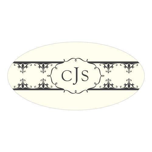 Fleur De Lis Small Cling Berry (Pack of 1)-Wedding Signs-Vintage Pink-JadeMoghul Inc.