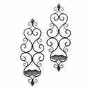 Candle Sconces Fleur De Lis Wall Sconce Duo