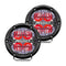 Flood/Spreader Lights RIGID Industries 360-Series 4" LED Off-Road Fog Light Drive Beam w/Red Backlight - Black Housing [36116] RIGID Industries