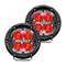 Flood/Spreader Lights RIGID Industries 360-Series 4" LED Off-Road Spot Beam w/Red Backlight - Black Housing [36112] RIGID Industries