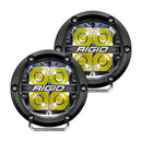 Flood/Spreader Lights RIGID Industries 360-Series 4" LED Off-Road Spot Beam w/White Backlight - Black Housing [36113] RIGID Industries
