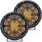 Flood/Spreader Lights RIGID Industries 360-Series 6" LED Off-Road Fog Light Drive Beam w/Amber Backlight - Black Housing [36206] RIGID Industries