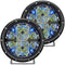 Flood/Spreader Lights RIGID Industries 360-Series 6" LED Off-Road Fog Light Drive Beam w/Blue Backlight - Black Housing [36207] RIGID Industries