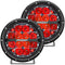 Flood/Spreader Lights RIGID Industries 360-Series 6" LED Off-Road Fog Light Spot Beam w/Red Backlight - Black Housing [36203] RIGID Industries