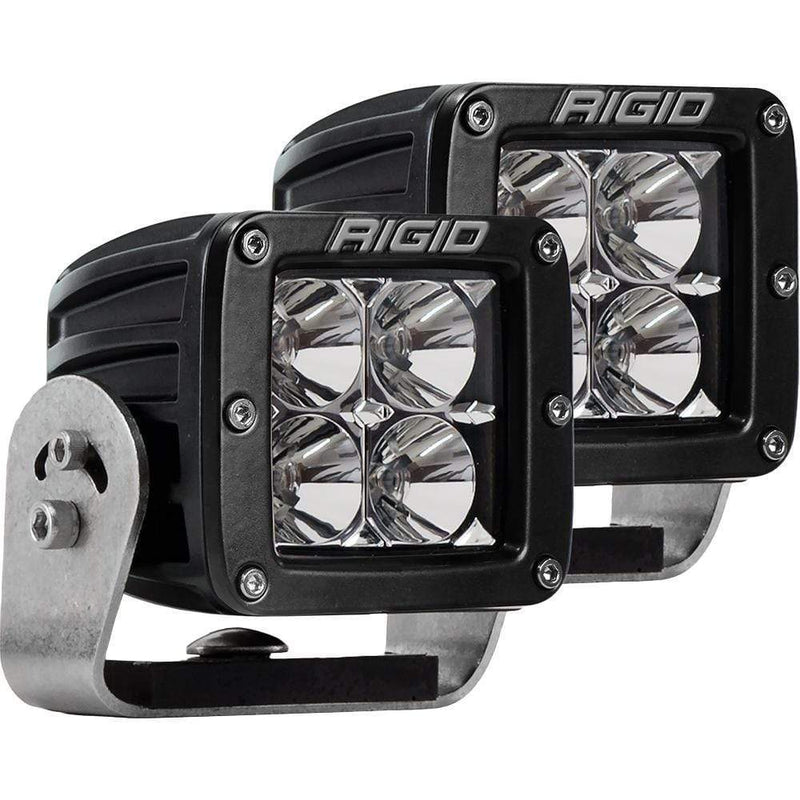 Flood/Spreader Lights RIGID Industries D-Series PRO - Flood LED - Pair - Black [222113] RIGID Industries