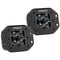 Flood/Spreader Lights RIGID Industries D-Series PRO Flush Mount - Spot LED - Midnight Edition - Pair - Black [212213BLK] RIGID Industries