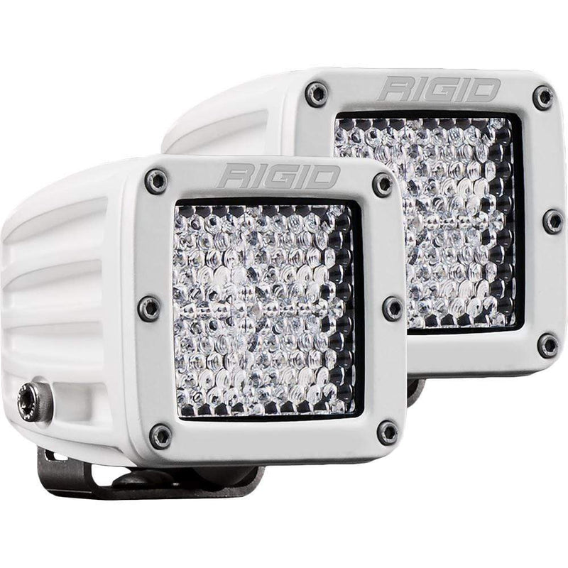 Flood/Spreader Lights RIGID Industries D-Series PRO Hybrid-Diffused LED - Pair - White [602513] RIGID Industries