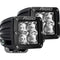 Flood/Spreader Lights RIGID Industries D-Series PRO Hybrid-Spot LED - Pair - Black [202213] RIGID Industries
