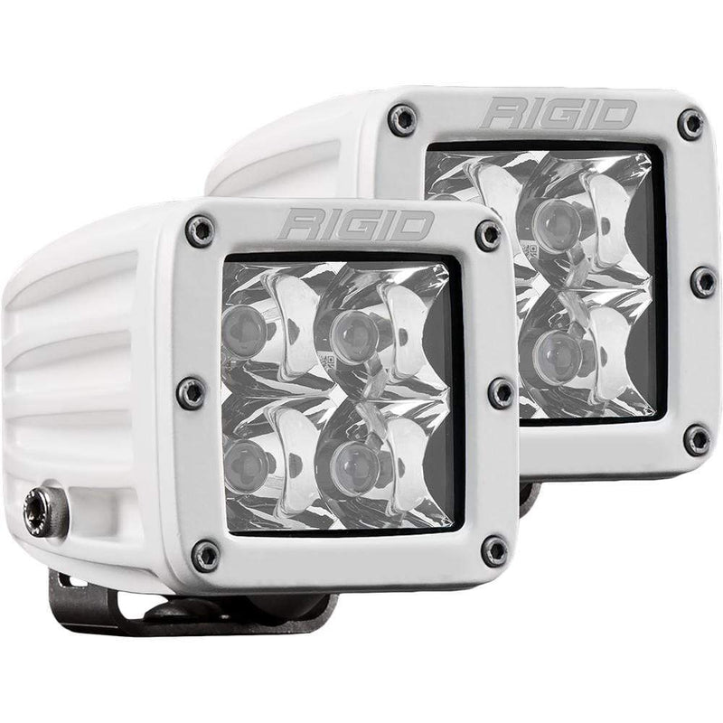 Flood/Spreader Lights RIGID Industries D-Series PRO Hybrid-Spot LED - Pair - White [602213] RIGID Industries