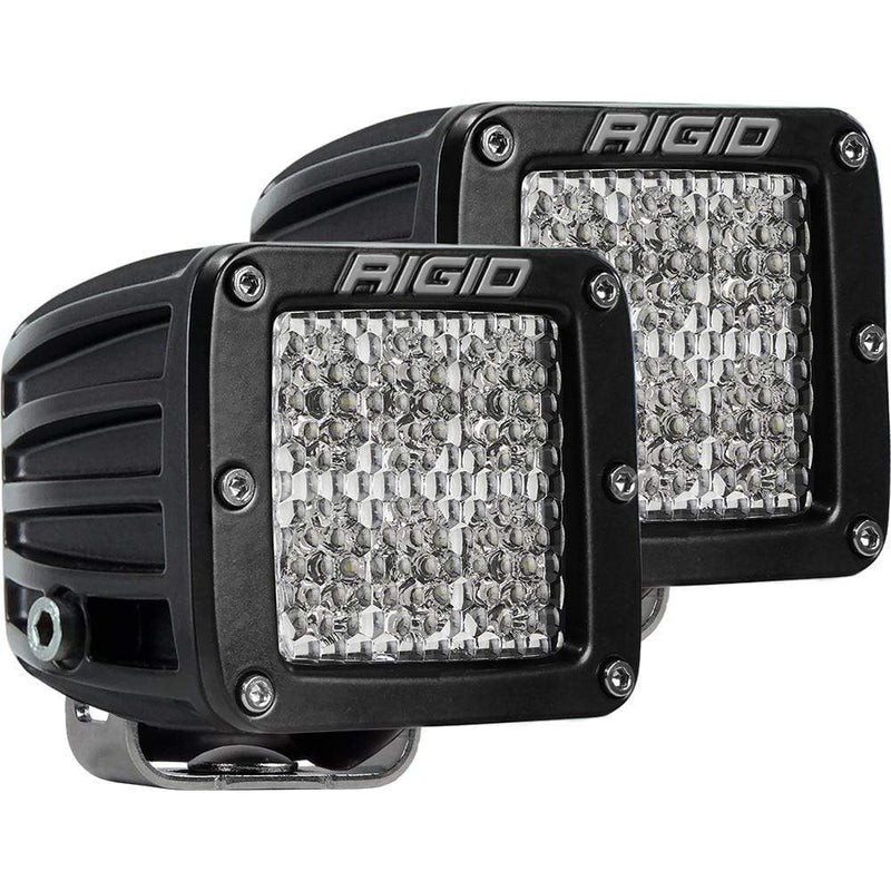 Flood/Spreader Lights RIGID Industries D-Series PRO Specter-Diffused LED - Pair - Black [502513] RIGID Industries