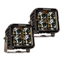 Flood/Spreader Lights RIGID Industries Radiance Pod XL - Black Case w/Amber Backlight - Pair [32205] RIGID Industries
