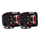 Flood/Spreader Lights RIGID Industries Radiance Scene Lights - Surface Mount Pair - Black w/Red LED Backlight [68202] RIGID Industries
