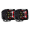 Flood/Spreader Lights RIGID Industries Radiance Scene Lights - Surface Mount Pair - Black w/Red LED Backlight [68202] RIGID Industries